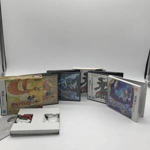 【極美品】ポケットモンスター カセットまとめ売り ハートゴールド ブラック2 ホワイト ムーン おまけ 付属カード付 H