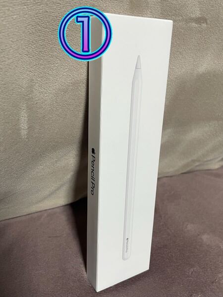 ① Apple Pencil pro 新品 未開封 model A2538 MX2D3ZA/A メーカー保証有り AppleStore 5月購入品 アップルペンシルプロ 送料無料
