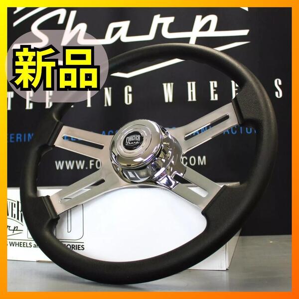 FOREVER ステアリング ウッドハンドル 18インチ シャープ フォーエバー トラック SHARP ホイール 新品 45cm デコトラ yf004