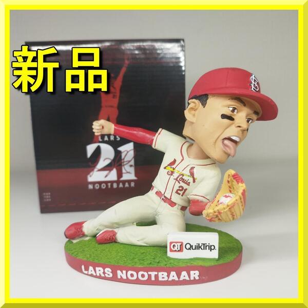 ラーズ ヌートバー ボブルヘッド カージナルス 非売品 フィギュア スライディングキャッチ 球場配布品 新品 MLB バブルヘッド Lars yf026