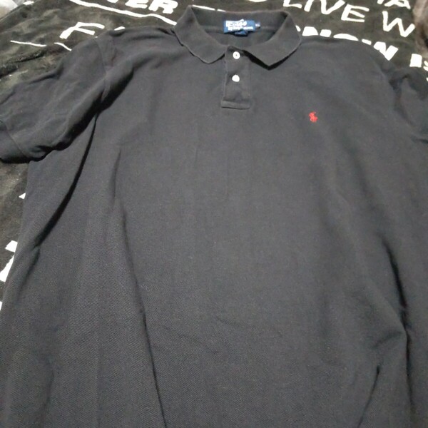 ポロ Ralph Lauren ポロシャツ 半袖XL 黒