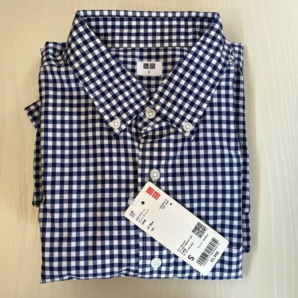 新品 タグ付 未使用 ユニクロ UNIQLO トップス シャツ チェック メンズ