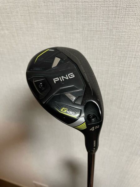 送料込安心匿名配送★PING G430★ハイブリッドU4(22°)★ALTAJCB(S)