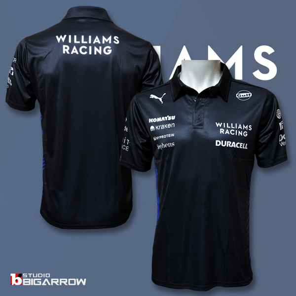 【Lサイズ】ウィリアムズ F1チーム WILLIAMS 2025レプリカピットシャツ サインツ アルボン アパレル