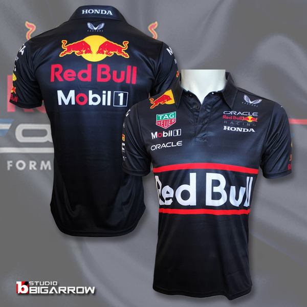 【2XLサイズ】オラクル レッドブル REDBULL F1チーム 2025レプリカPITシャツ フェルスタッペン 角田裕毅 ローソン アパレル