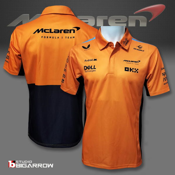【Lサイズ】マクラーレン Maclaren F1チーム レプリカPITシャツ ノリス ピアストリ アパレル