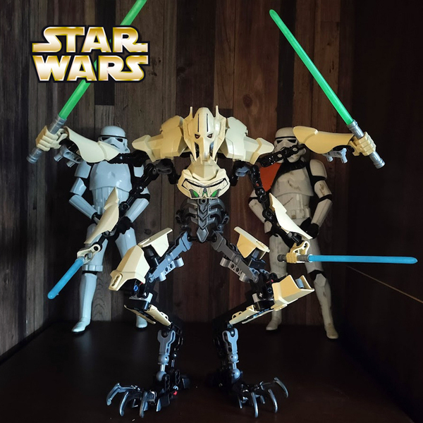 グリーヴァス将軍 スターウォーズ STARWARS 組み立て式ブロック 全高30cm超 アメリカン雑貨