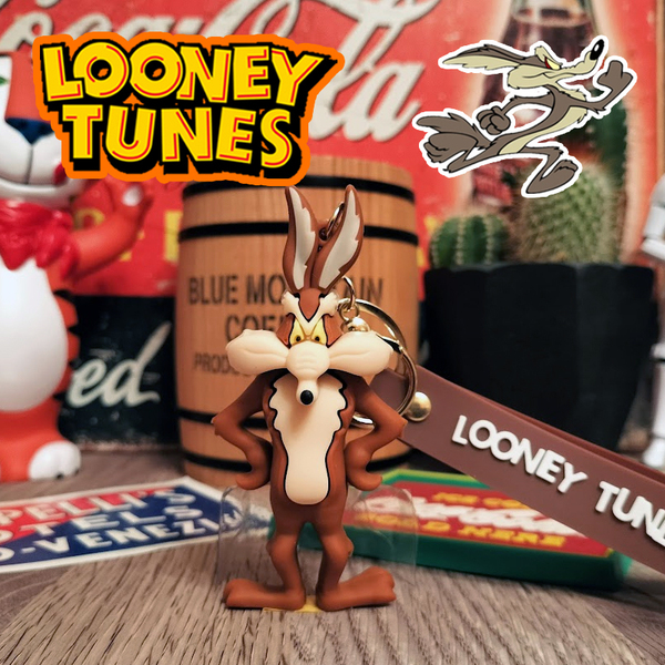ルーニーテューンズ ワイリーコヨーテ LOONEYTUNES キーホルダー キーチェーン ストラップ 世田谷ベース アメリカン雑貨