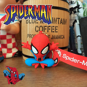 スパイダーマン SPIDERMAN MARVEL キーホルダー キーチェーン ストラップ 世田谷ベース アメリカン雑貨 ①