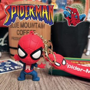 スパイダーマン SPIDERMAN MARVEL キーホルダー キーチェーン ストラップ 世田谷ベース アメリカン雑貨 ⑤