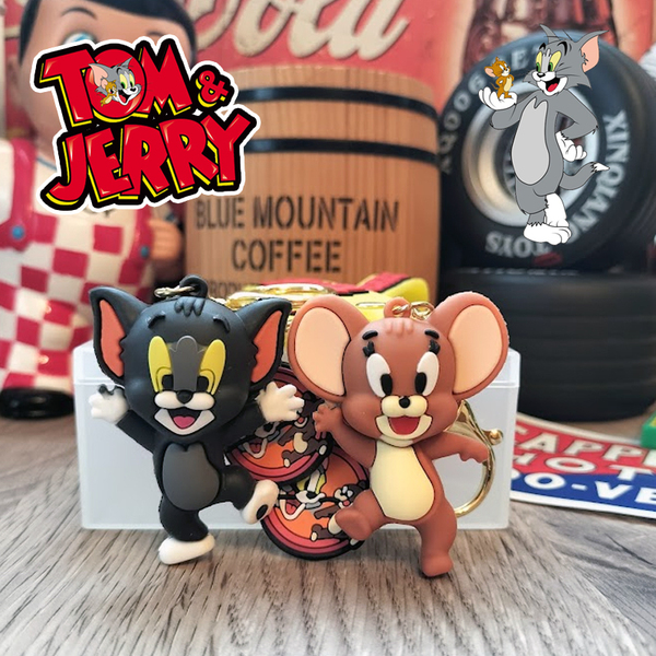 2個セット トムとジェリー キーホルダーTOM&JERRY キーチェーン ストラップ 世田谷ベース アメリカン雑貨