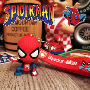 スパイダーマン SPIDERMAN MARVEL キーホルダー キーチェーン ストラップ 世田谷ベース アメリカン雑貨 ③
