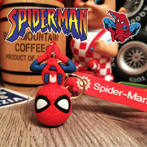 スパイダーマン SPIDERMAN MARVEL キーホルダー キーチェーン ストラップ 世田谷ベース アメリカン雑貨 ④