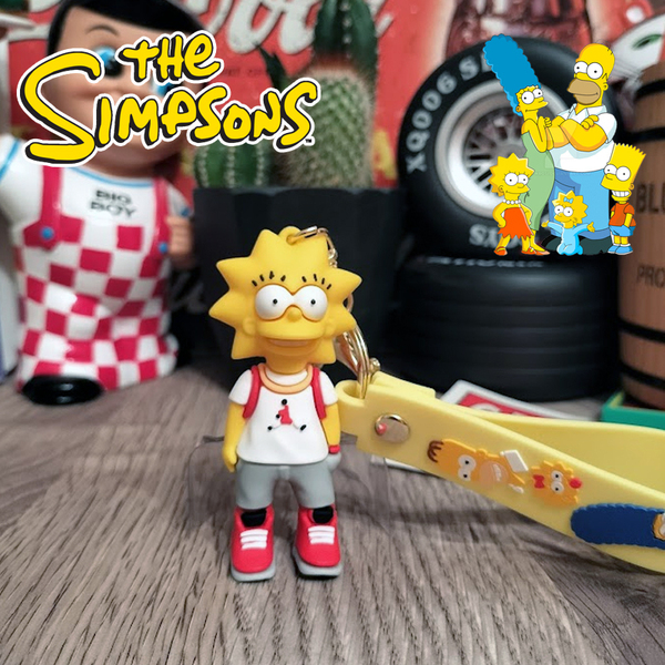 シンプソンズ リサ THE SIMPSOMS キーホルダー キーチェーン ストラップ 世田谷ベース アメリカン雑貨