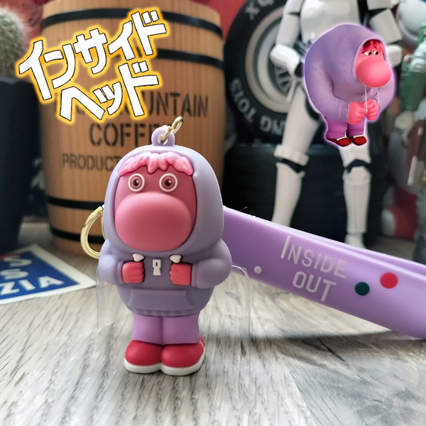 インサイドヘッド ハズカシ Disney ディズニー INSIDEHED キーホルダー キーチェーン ストラップ アメリカン雑貨