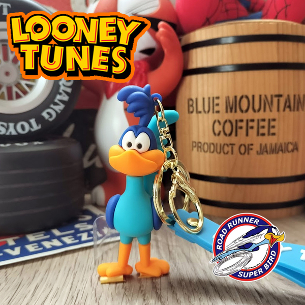 ルーニーテューンズ ロードランナー LOONEYTUNES キーホルダー キーチェーン ストラップ 世田谷ベース アメリカン雑貨