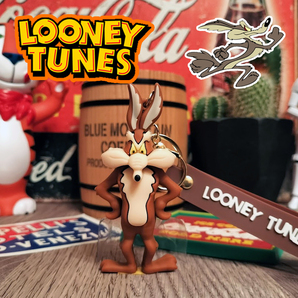 ルーニーテューンズ ワイリーコヨーテ LOONEYTUNES キーホルダー キーチェーン ストラップ 世田谷ベース アメリカン雑貨