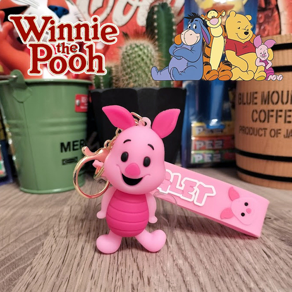 くまのプーさん ピグレット Disney ディズニー WinnieThePooh キーホルダー キーチェーン ストラップ アメリカン雑貨