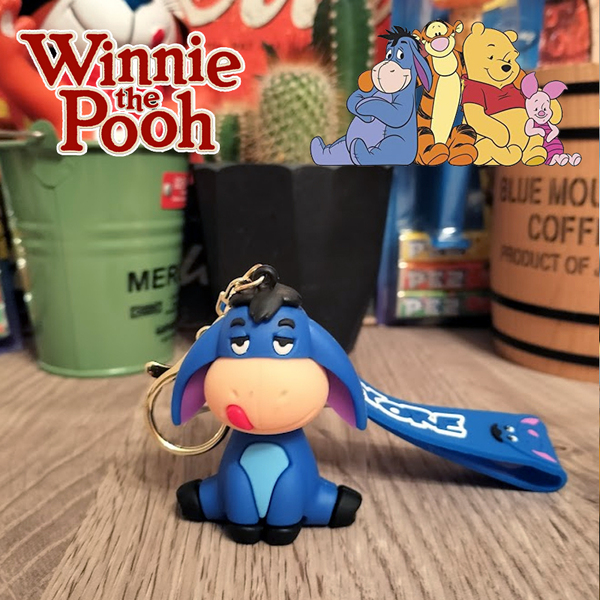 くまのプーさん イーヨー Disney ディズニー WinnieThePooh キーホルダー キーチェーン ストラップ アメリカン雑貨