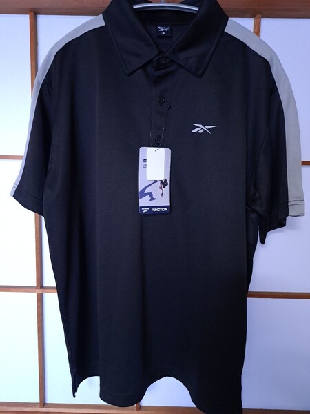 新品 未使用 Reebok M ポロシャツ半袖Tシャツ メンズ 紳士 送料無料 即決 スポーツ ゴルフ 吸水速乾 ストレッチ