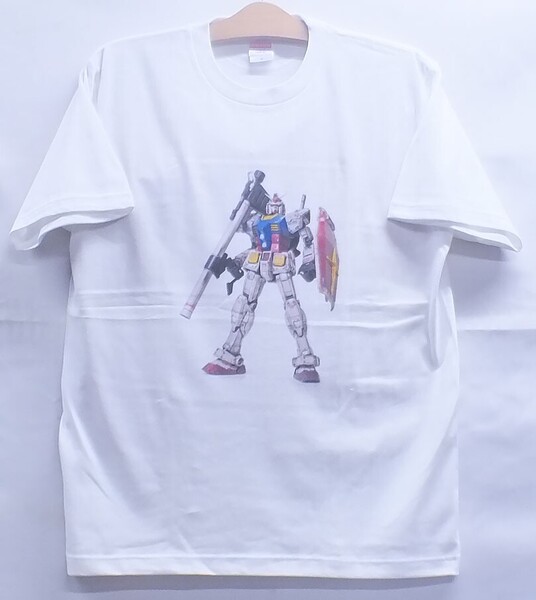 新品・送料込★機動戦士ガンダム★白M半袖★GUNDAM★RX-78★全身