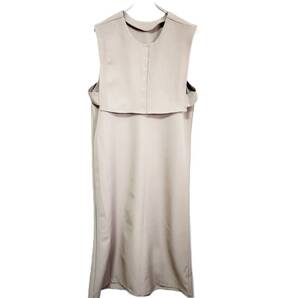 新品 Lunedi ノースリーブ ロングワンピース L セット 上品 美品