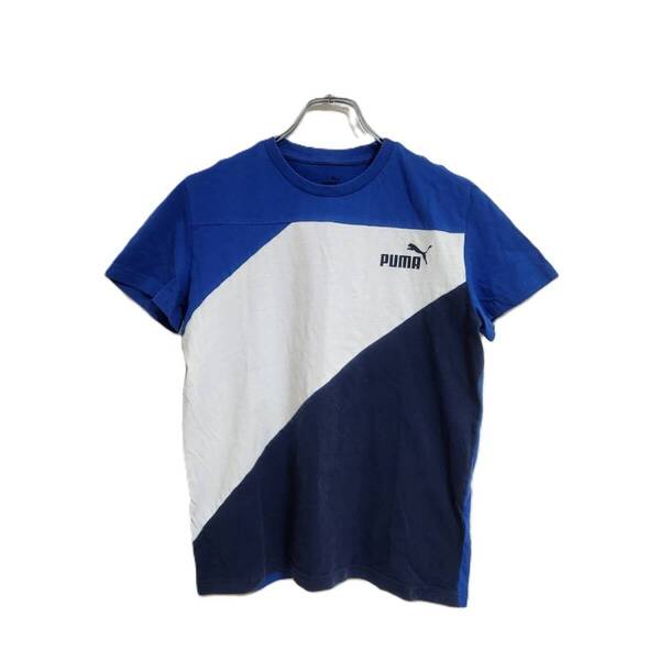 PUMA 半袖 Tシャツ バイカラー S ランニング 運動用 スポーツウェア