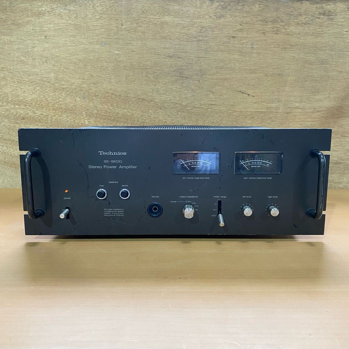 TECHNICS SE-9200 パワーアンプ テクニクス 【中古品】 Yahoo!オークション -「se-9200」の落札相場・落札価格