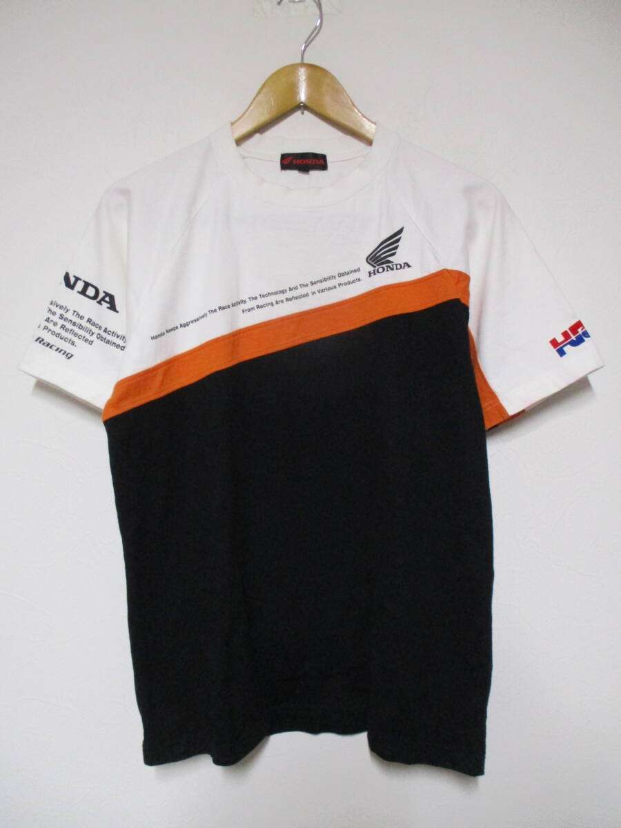 HONDA ホンダレーシング ウイングロゴ OSYTN- K5F ストレッチTシャツ Lサイズ
