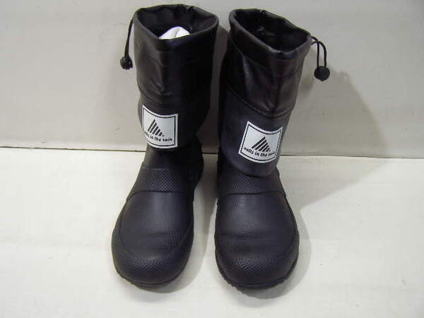 waltz in the rain!ラバーレインブーツ!長靴!S-22~23cm(黒)