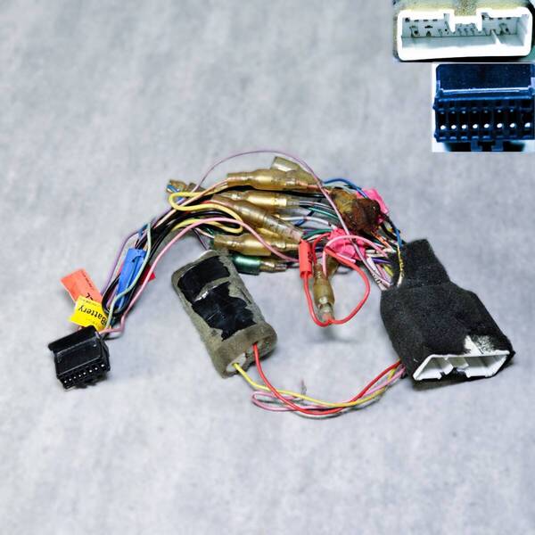 Zx1205|カロッツェリア純正 ナビ16Pへマツダ24Pダイレクト電源コード AVIC-HRZ008 AVIC-ZH07 AVIC-ZH77 ZH99 MRZ09 MRZ88 HRZ009 HRZ088