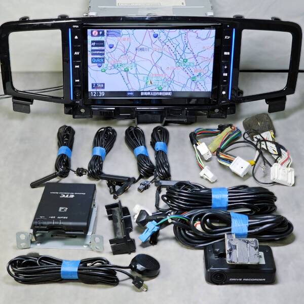 Zx1197|ニッサン純正 MM513D-L 地図2016年 ETC CN-EN02J2JT G20A0-C9980 GPS FullHD ドライブレコーダー ドラレコ エルグランド枠付き