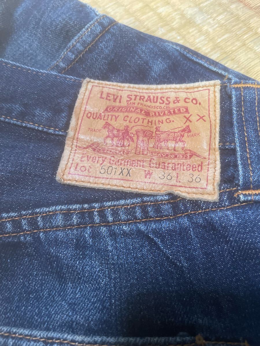 501XX 米国製 LEVI’S バレンシアw36 L36 NICEヒゲ　475