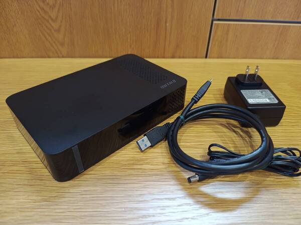 【送料無料】Buffalo 外付けHDD 4TBへ換装済 USB3.0対応 HD-LC2.0U3-BKC