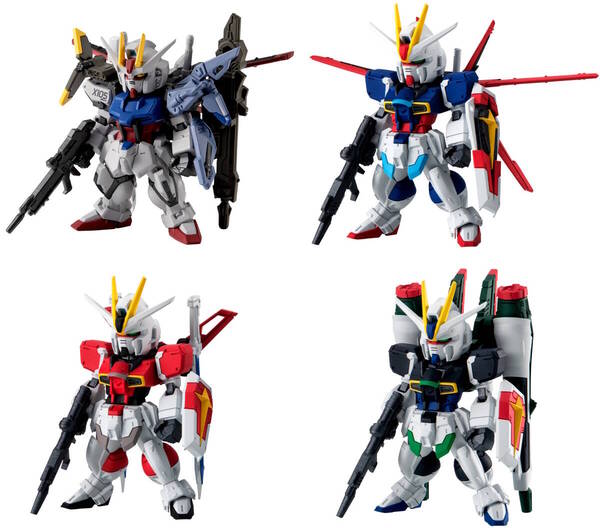 ガンダムコンバージ ストライクガンダム FULL WEAPON SET & インパルスガンダムシルエットセット FW GUNDAM CONVERGE CORE