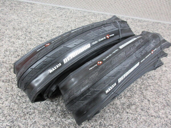 【新車取り外し品】 MAXXIS・マキシス DETONATOR 700×25C 2本セット・フォールディング