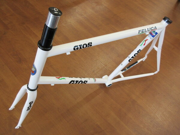 2025 GIOS FELUCA 510mm ホワイト ミニベロ/20インチ(451サイズ)クロモリフレーム 未走行品