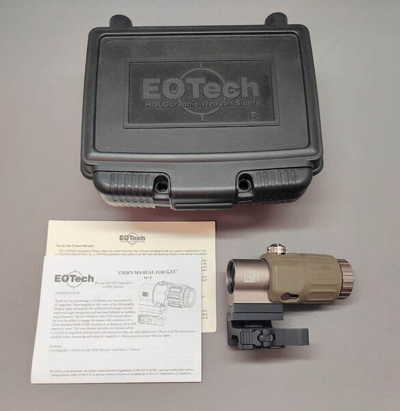 ★★米軍 実物 Eotech G33 初期型 アルマイト色 放出品★★DEVGRU DELTA MARSOC CAG SEAL PEQ PVS PSQ PTW トレポン MWS GBB VFC