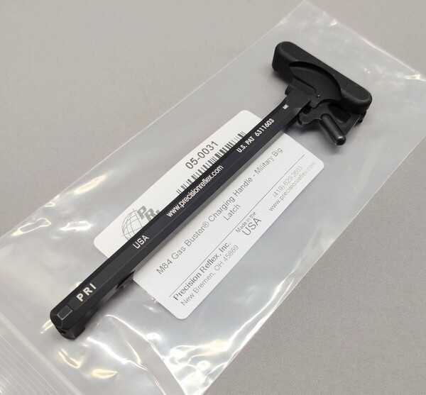 ★★米軍 実物 PRI M84 Gas Buster チャージングハンドル BLK 新品★★PRI Mk12 mod H AR15 SPR PTW トレポ GBB WA MWS mk18 peq pvs