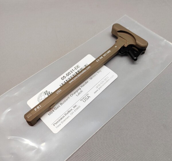 ★★米軍 実物 PRI M84 Gas Buster チャージングハンドル FDE 新品★★PRI Mk12 mod H AR15 SPR PTW トレポ GBB WA MWS mk18 peq pvs