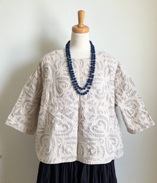 送料無料!ネイティブワークス NATIVEWORKS カットワーク手刺繍トップス/東京かんかん/ポキプシー/インド綿/天然生活/民族衣装/BEARDSLEY