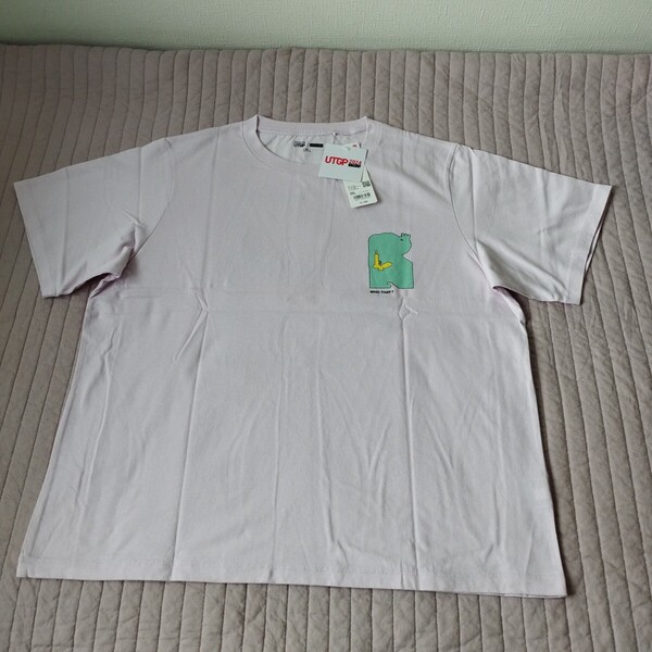 未使用 ユニクロ ut 綿100 半袖 Tシャツ 大きい 3XL レディース 美術館コラボ utgp2024 ルーブル美術館 ライトパープル 匿名 送料無料