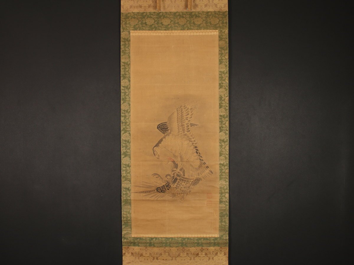 曾我蕭白 達磨図｜古美術・掛け軸の販売・買取・鑑定-松本松栄堂