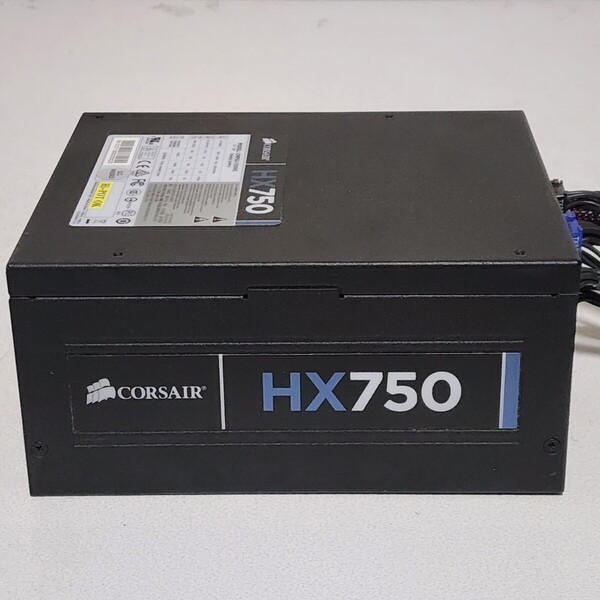 CORSAIR HX750(CMPSU-750HX) 750W 80PLUS GOLD認証 ATX電源ユニット セミプラグイン 動作確認済み PCパーツ (2)
