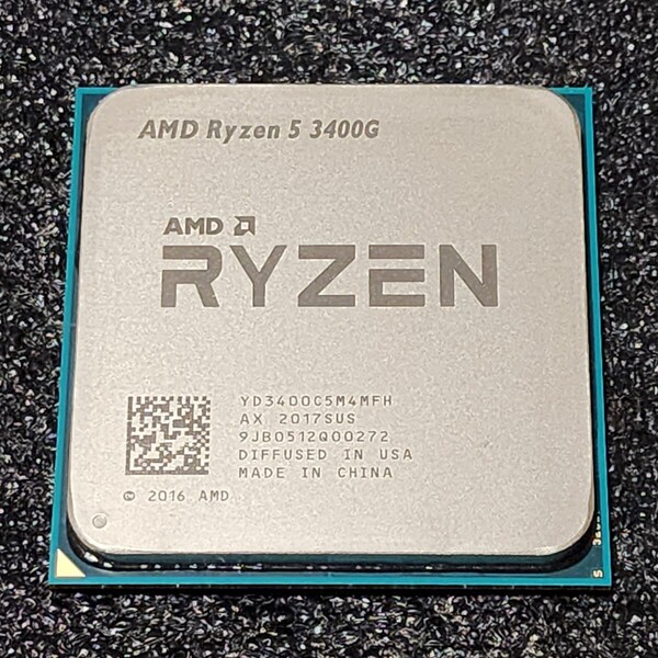 CPU AMD RYZEN5 3400G with RX Radeon Vega11 Graphics 3.7GHz 4コア8スレッド Socket AM4 PCパーツ 動作確認済み (3)