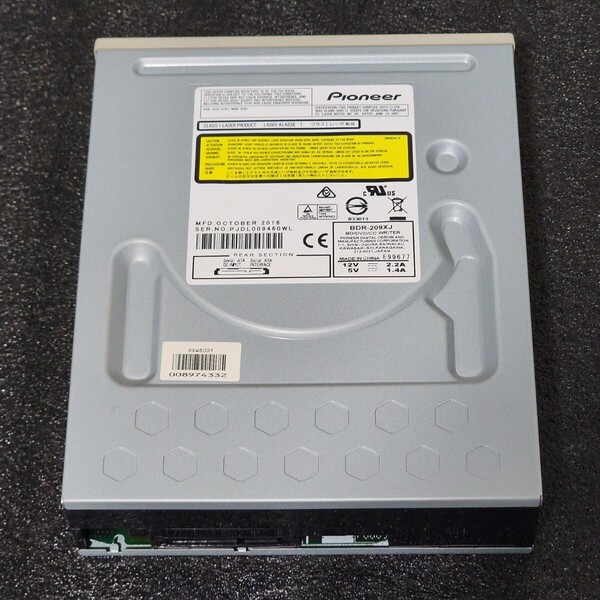 【送料無料】PIONEER パイオニア BDR-209XJ BD-XL 内蔵型ブルーレイディスクドライブ 2016年製 Blu-ray PCパーツ