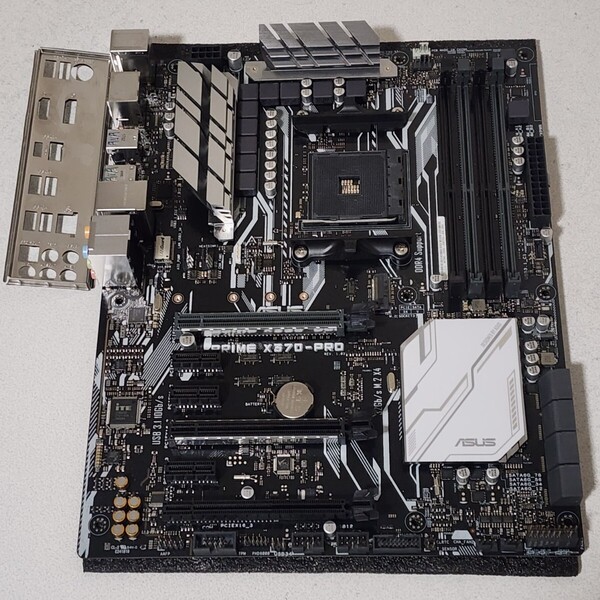 ASUS PRIME X370-PRO IOパネル付属 Socket AM4 ATXマザーボード RYZEN5000シリーズ対応 最新Bios 動作確認済 PCパーツ