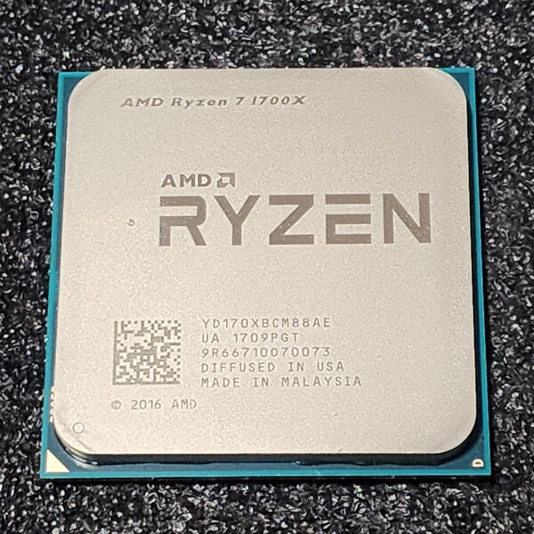 CPU AMD RYZEN7 1700X 3.4GHz 8コア16スレッド Socket AM4 PCパーツ 動作確認済み