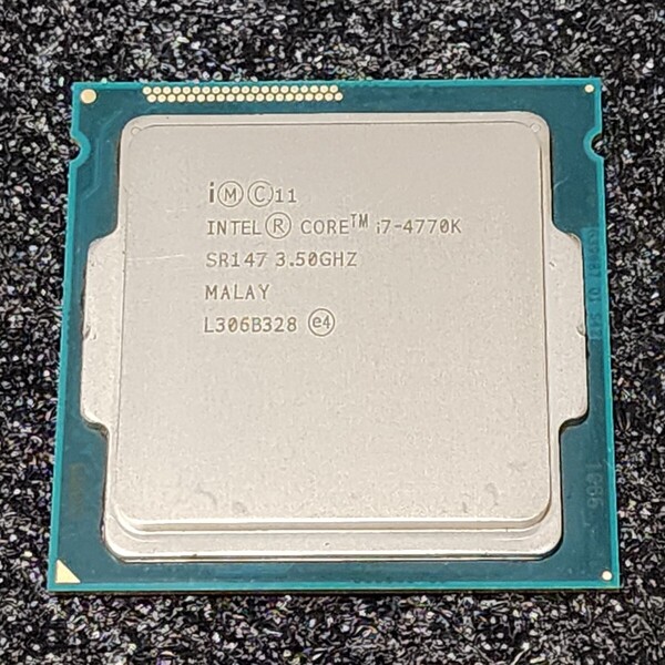 CPU Intel Core i7 4770K 3.5GHz 4コア8スレッド Haswell LGA1150 PCパーツ インテル 動作確認済み