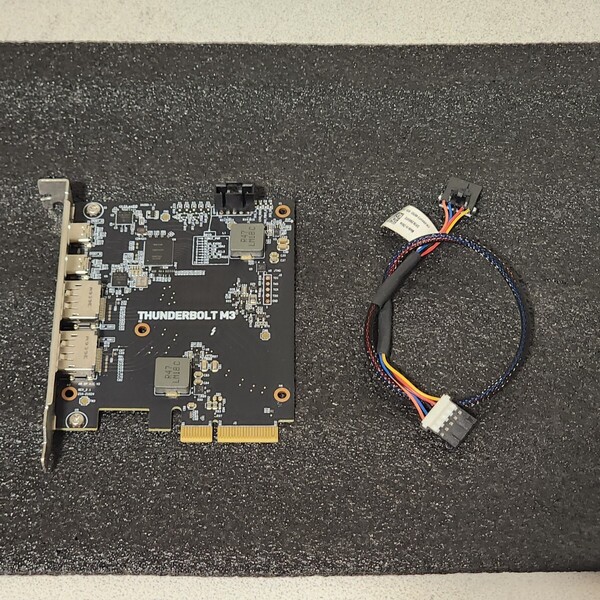 MSI THUNDERBOLT M3 aic 拡張カード PCIExpress×4 動作確認済み PCパーツ